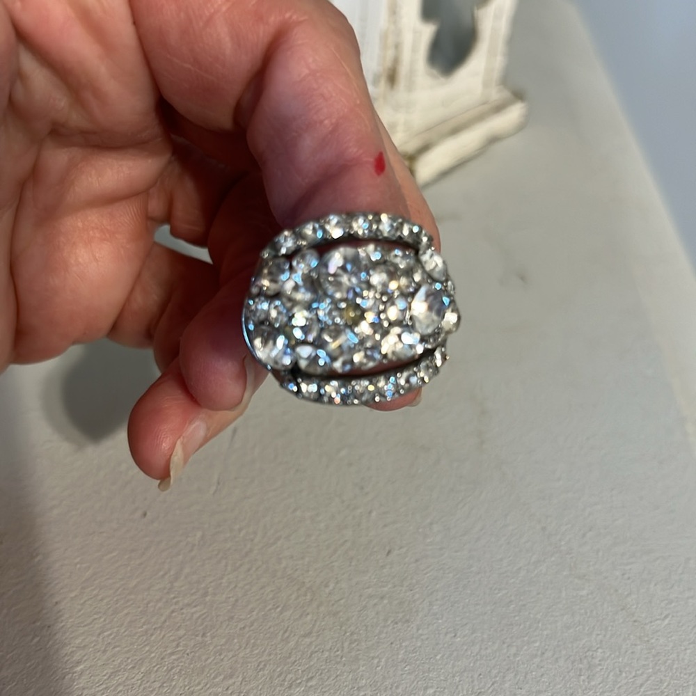 Big Rhinestone Ring Wedding Cocktail Expanday - Picture 16 of 16
